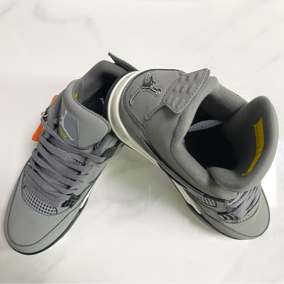 Men's Mid-top Sneakers Shoes -Retro 4 Cool Grey 2019 - Picture 4 of 12
